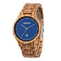 Mens wooden watch handmade wood band lightweight movement quartz wrist watch 3