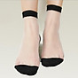 Women ankle socks ultrathin transparent crystal lace sheer socks heart white 7