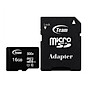 Thẻ nhớ 16gb micro SDHC CL10_U1 500X Team Adapter (Đen) Hàng Chính Hãng 1