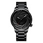 Biden men fashion simple sport quartz watch big dial stainless steel band wrist watch 2