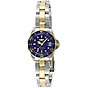 Invicta women s pro diver quartz stainless steel diving watch, color silver gold toned blue (model invicta-8942) 1