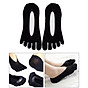 Women FIVE FINGER SOCKS with Silicone Pad Toe Sock Invisible Low Cut thumbnail