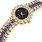 Quartz xr4556 stylish women wrist watch elegant full-crystal shiny casual watch analog quartz wristband with alloy strap 1