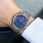 Onola on3808 men quartz watch stainless steel band fashion multifunction wristwatch 3atm calendar date display watches 8