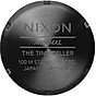 Nixon time teller a046 - all black - 101m water resistant men s analog fashion watch (37mm watch face, 19.5mm-18mm stainless steel band) 4