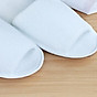 2 pairs of open toe disposable slipper spa indoor hotel slippers portable 9