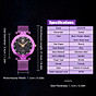 Wwoor 8869 women quartz watch stainless steel strap sport clock wristwatch 3atm waterproof fashion casual female watches 5