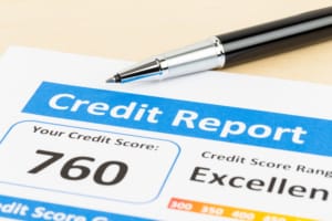 a credit score/financial planning portfolio graphic