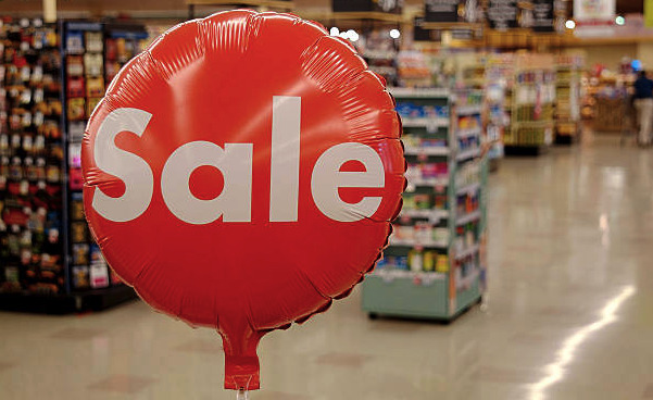 imagem com um balão de vendas em um ponto de venda pdv