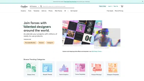 creativemarket.com screenshot