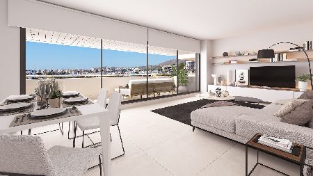 Contemporary apartments in Los Alamos, Malaga, Costa del Sol, Spain