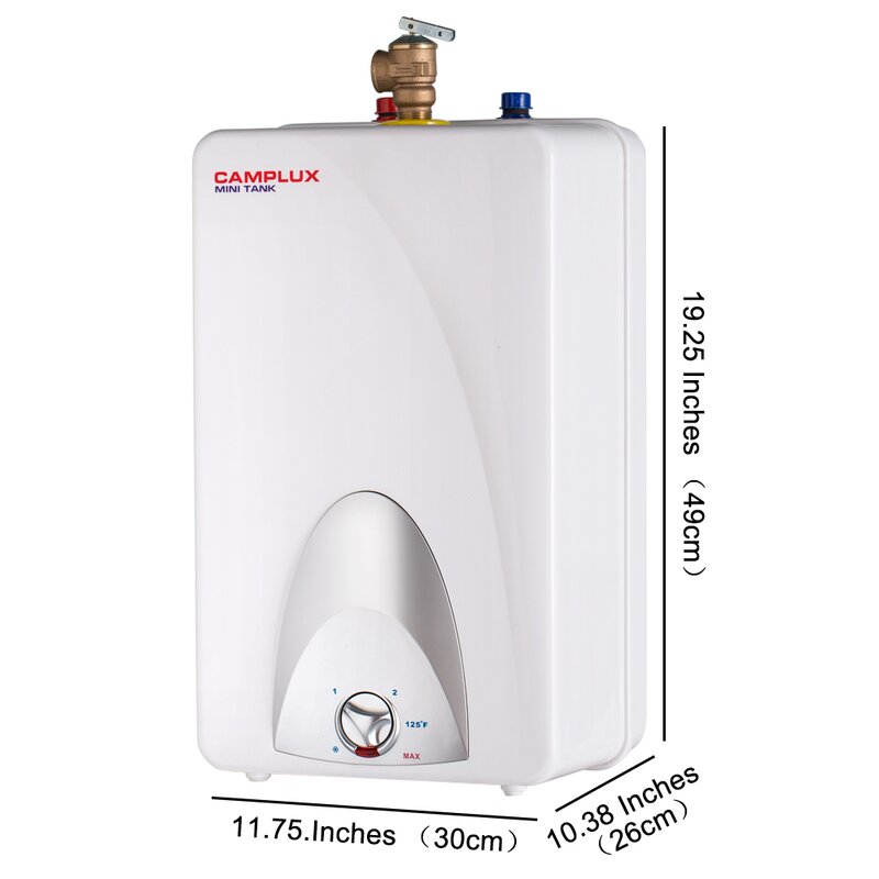 Camplux 1 44kw 120 Volts 4 Gallon Electric Storage Tank Water