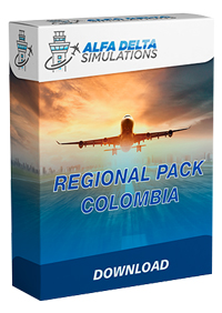 REGIONAL PACK COLOMBIA 23 SCENERY FSX