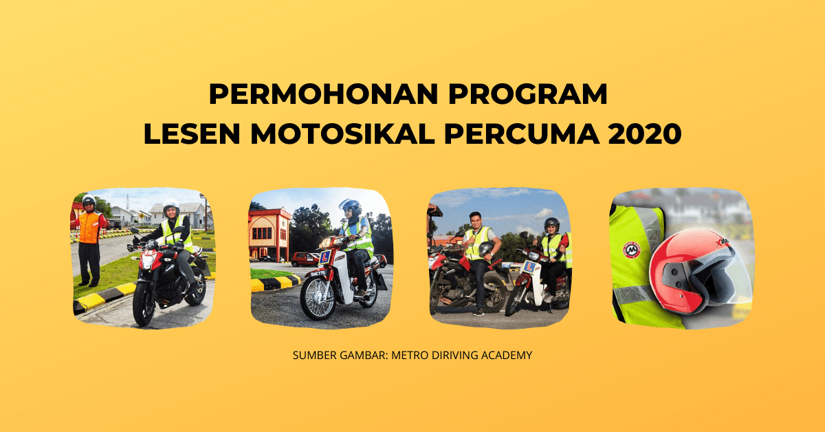 Permohonan Lesen Motosikal Percuma 2020 Idana Terengganu