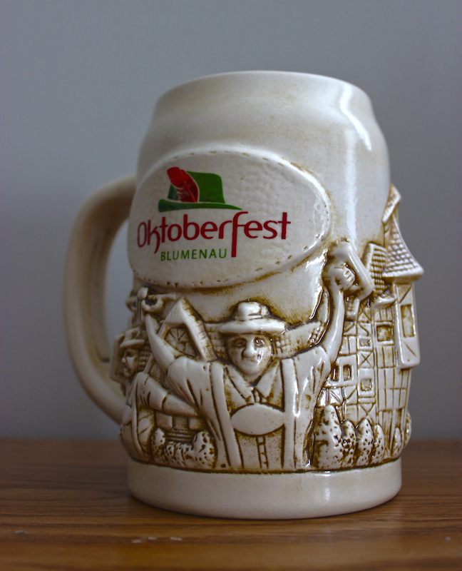 Blumenau Oktoberfest Souvenir Mug.