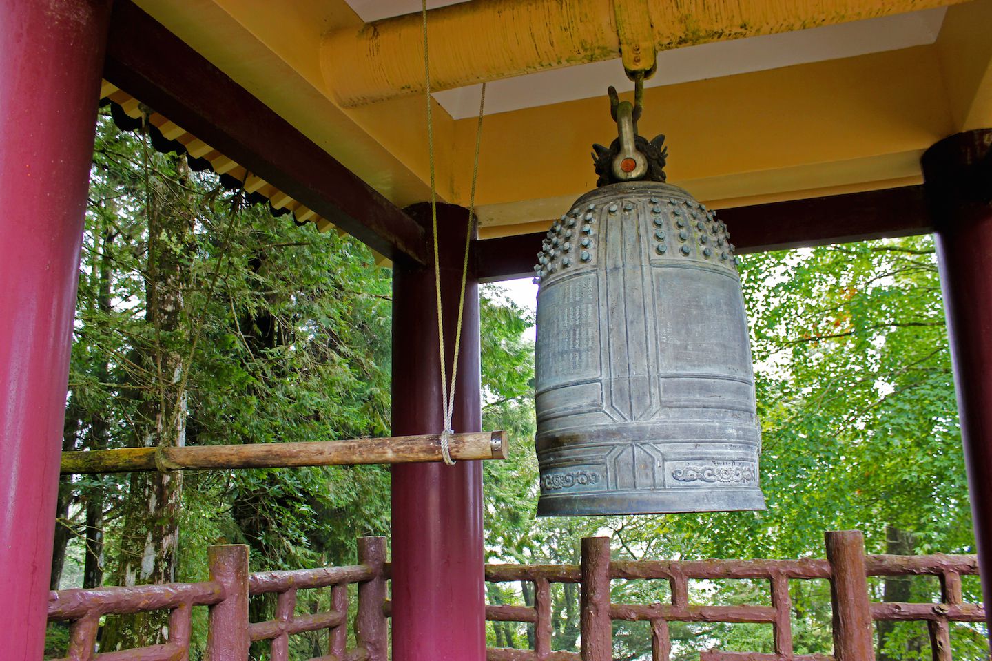 Bell in Alishan National Park, Taiwan