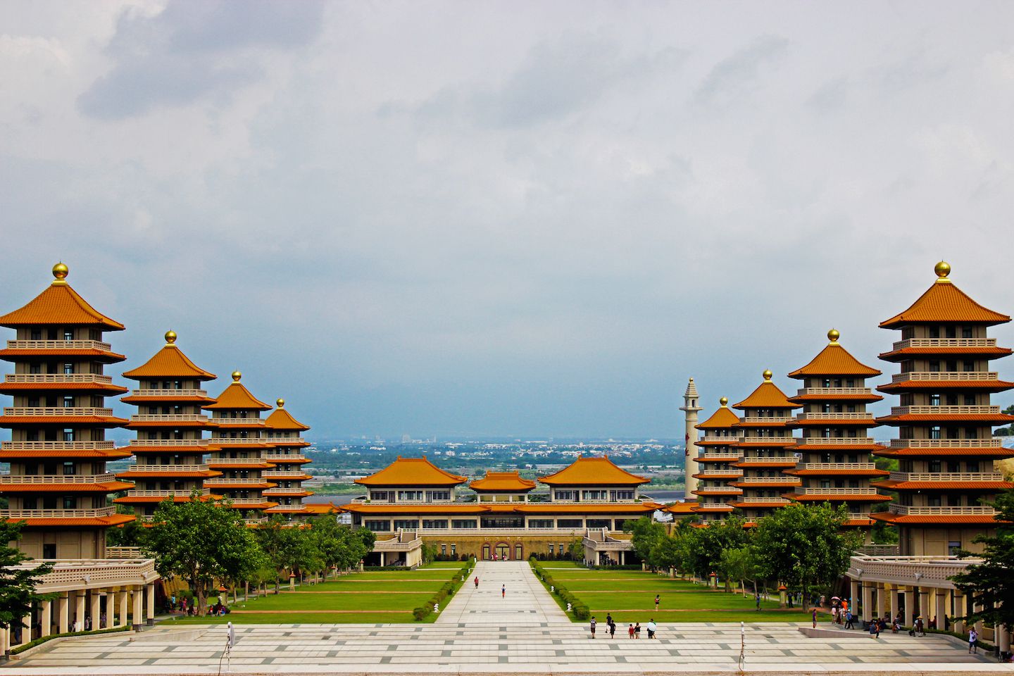 View of the 8 pagodas