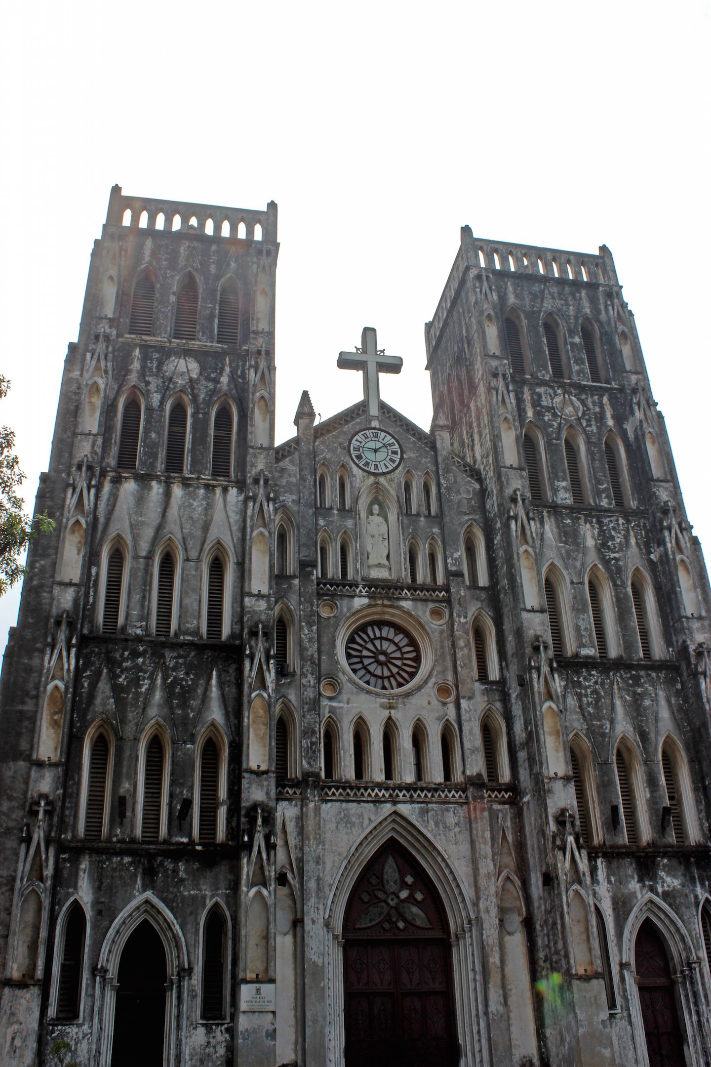 Close-up view of St. Joseph's Cathedral
