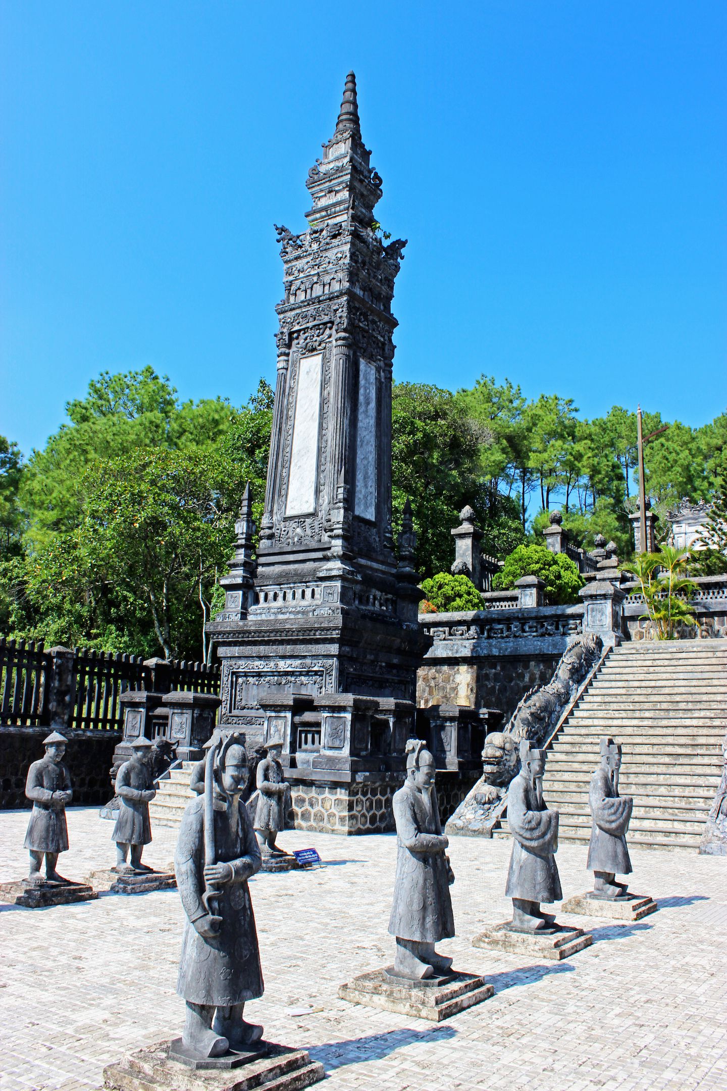 Guardians at Khai Dinh Tomb