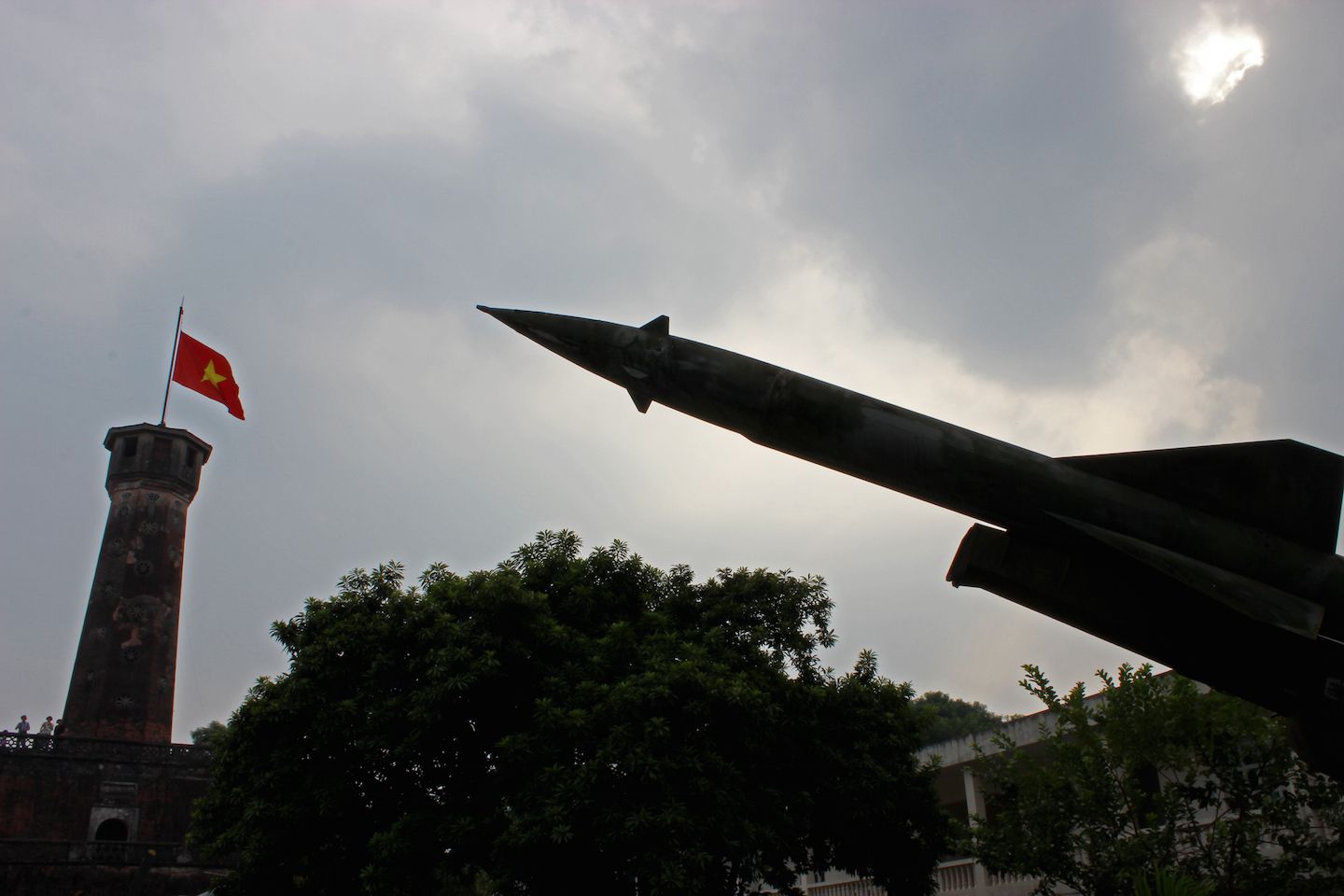 Missile at the War Museum in Hanoi