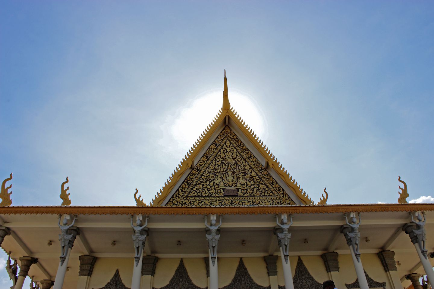 Throne Hall roof in Phnom Penh