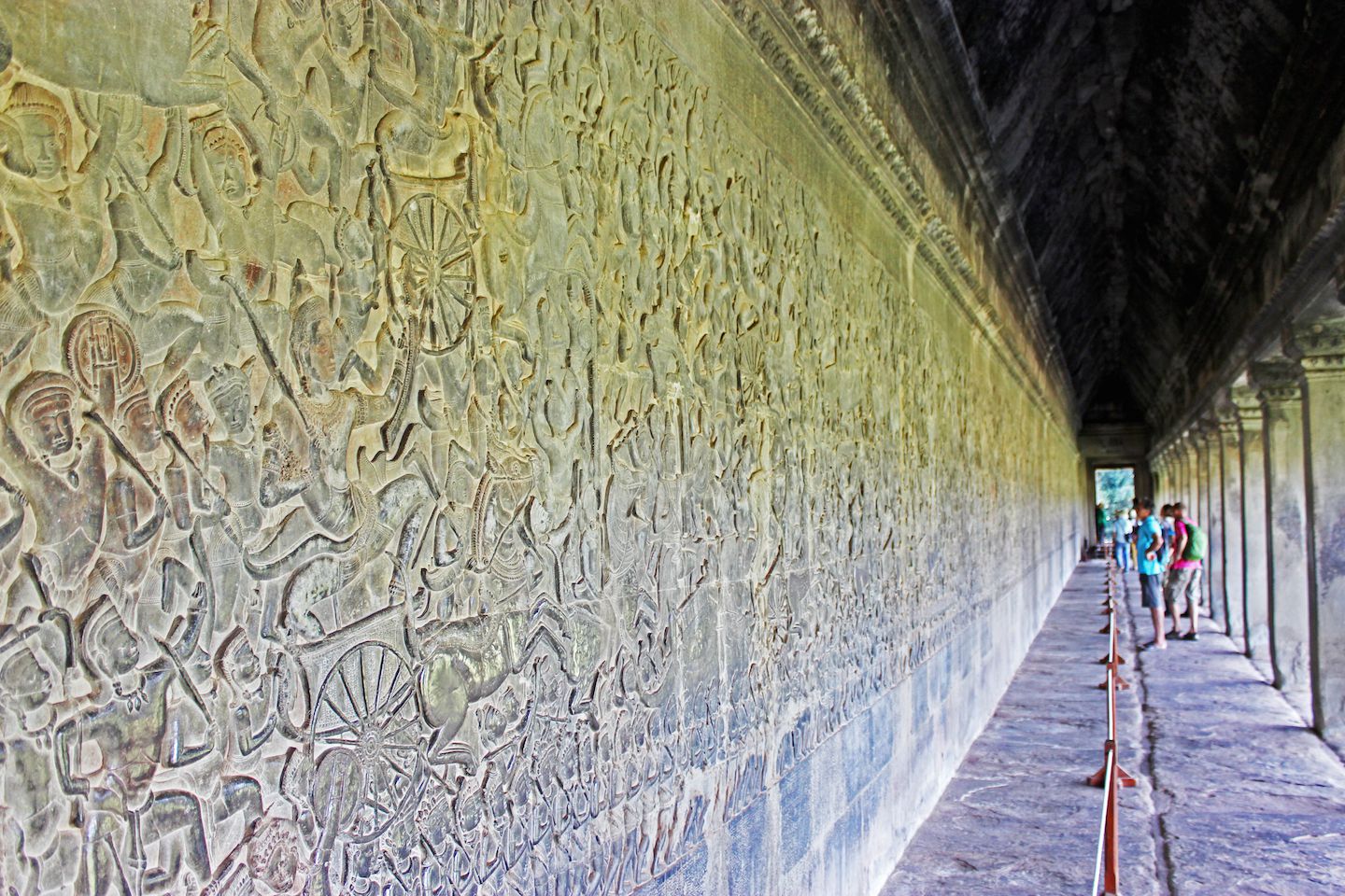 Bas relief galleries of Angkor Wat