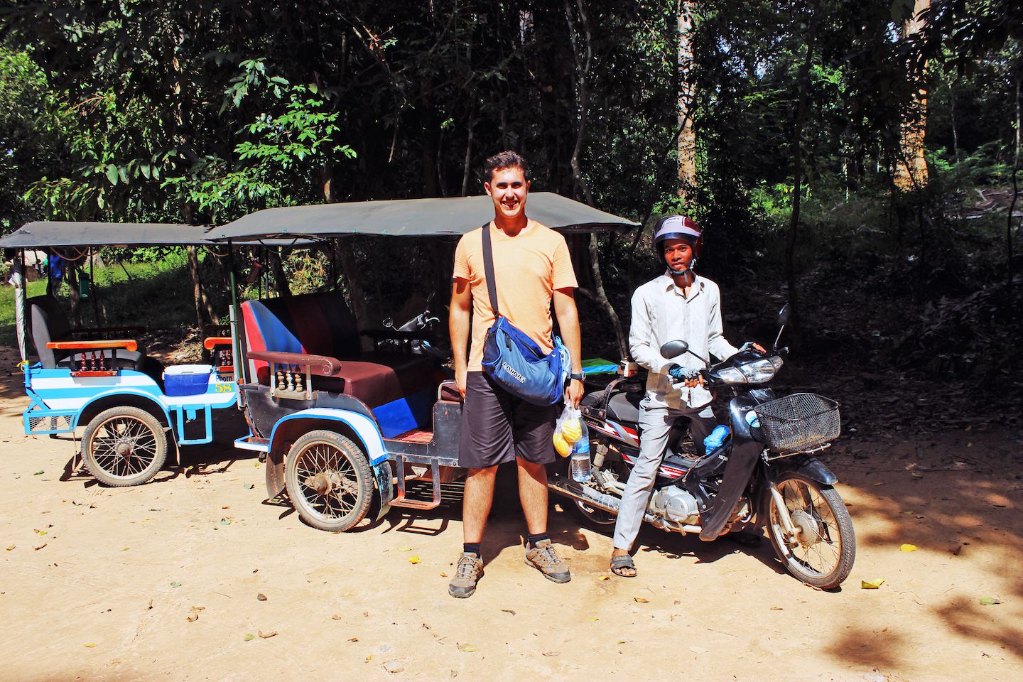 Carlos and our Angkor tuk-tuk driver