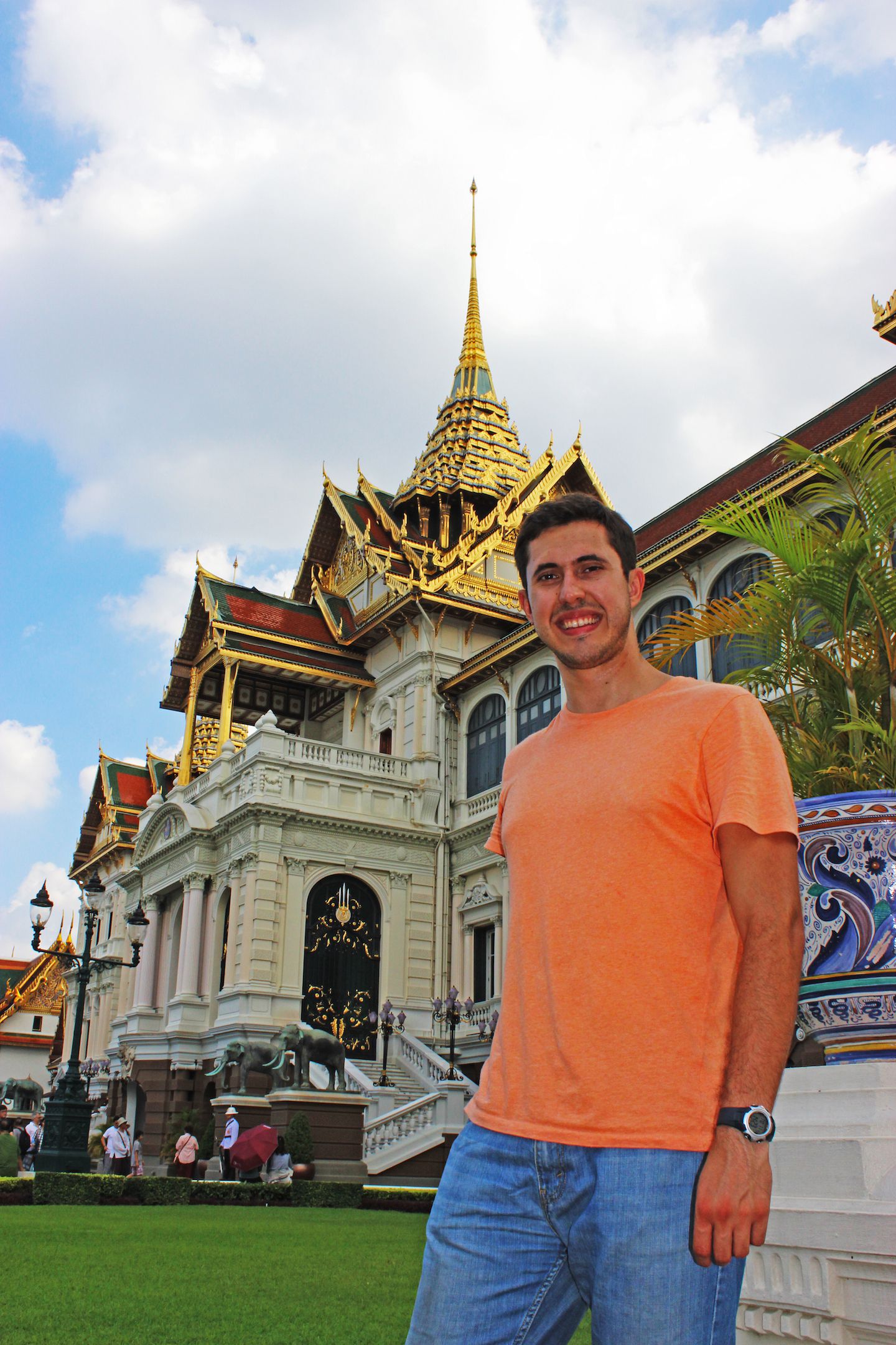 Carlos at the Grand Palace in Bangkok