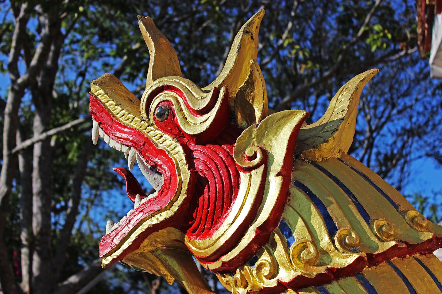 Dragon statue at Wat Doi Suthep in Chiang Mai