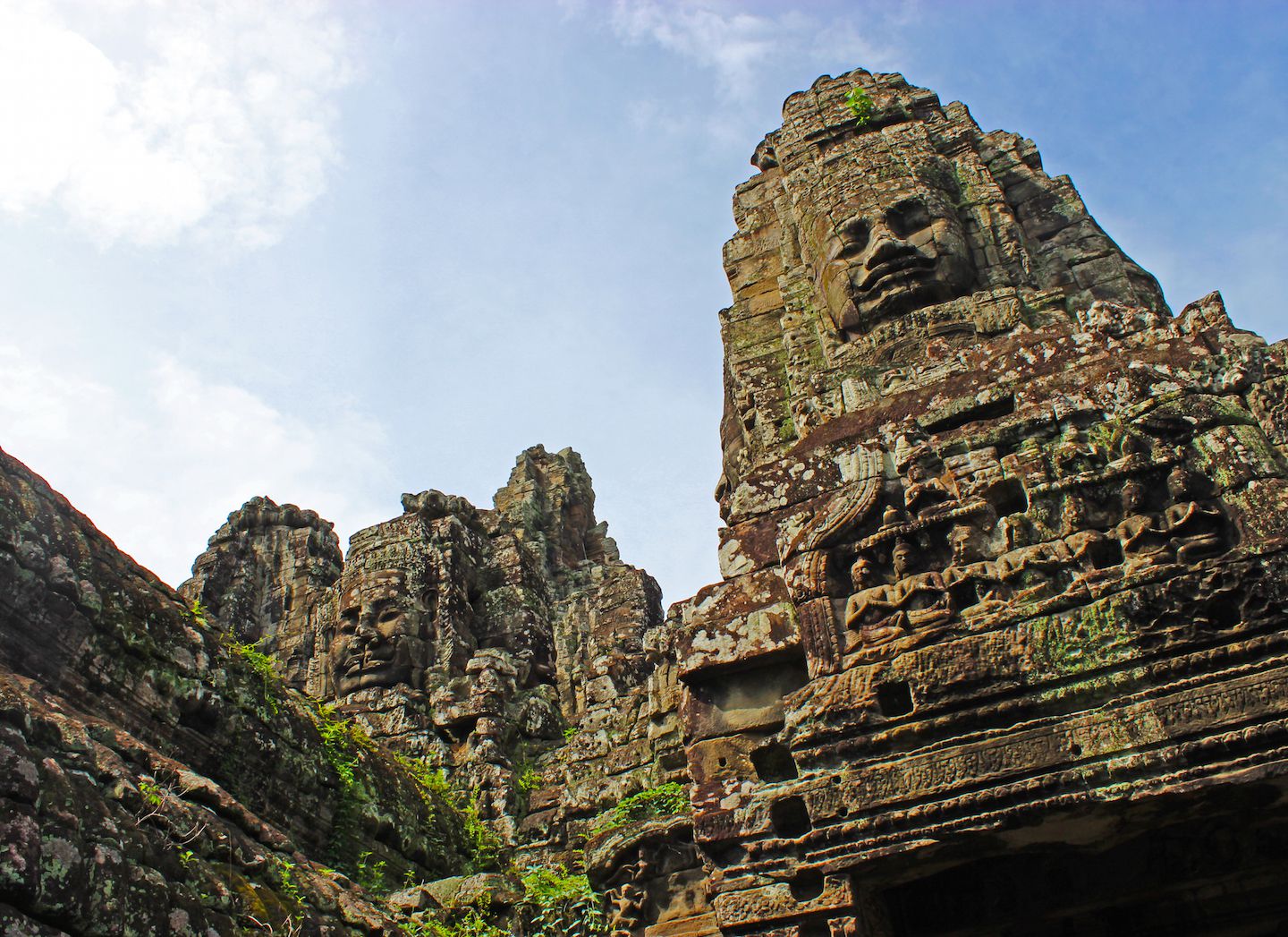 Face towers from the Bayon