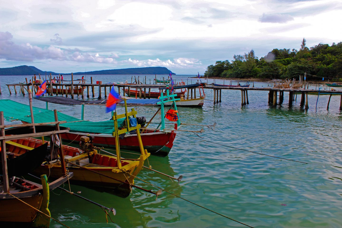 Ferry pier in Koh Rong