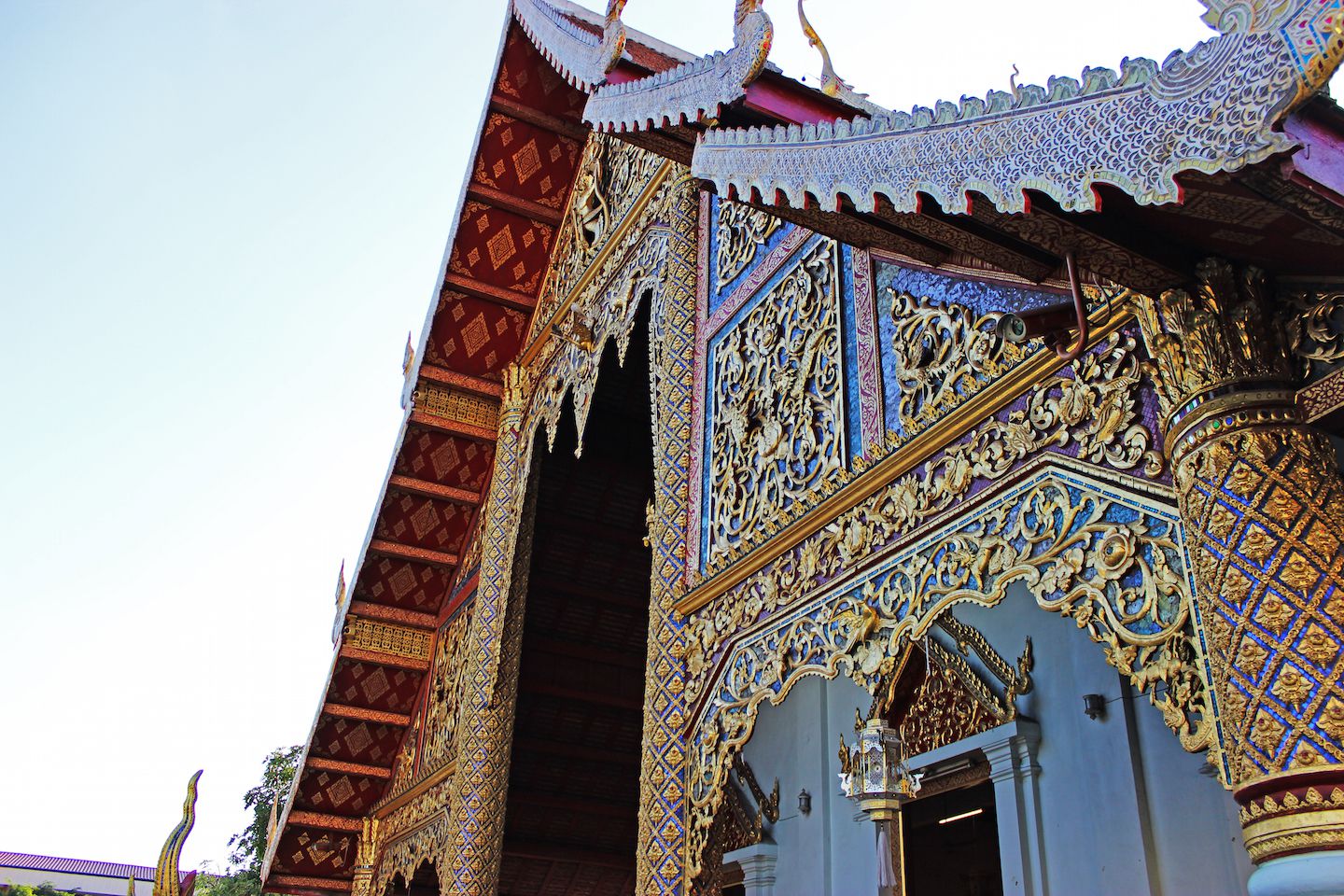 Gable of Wat Phra Singh in Chiang Mai