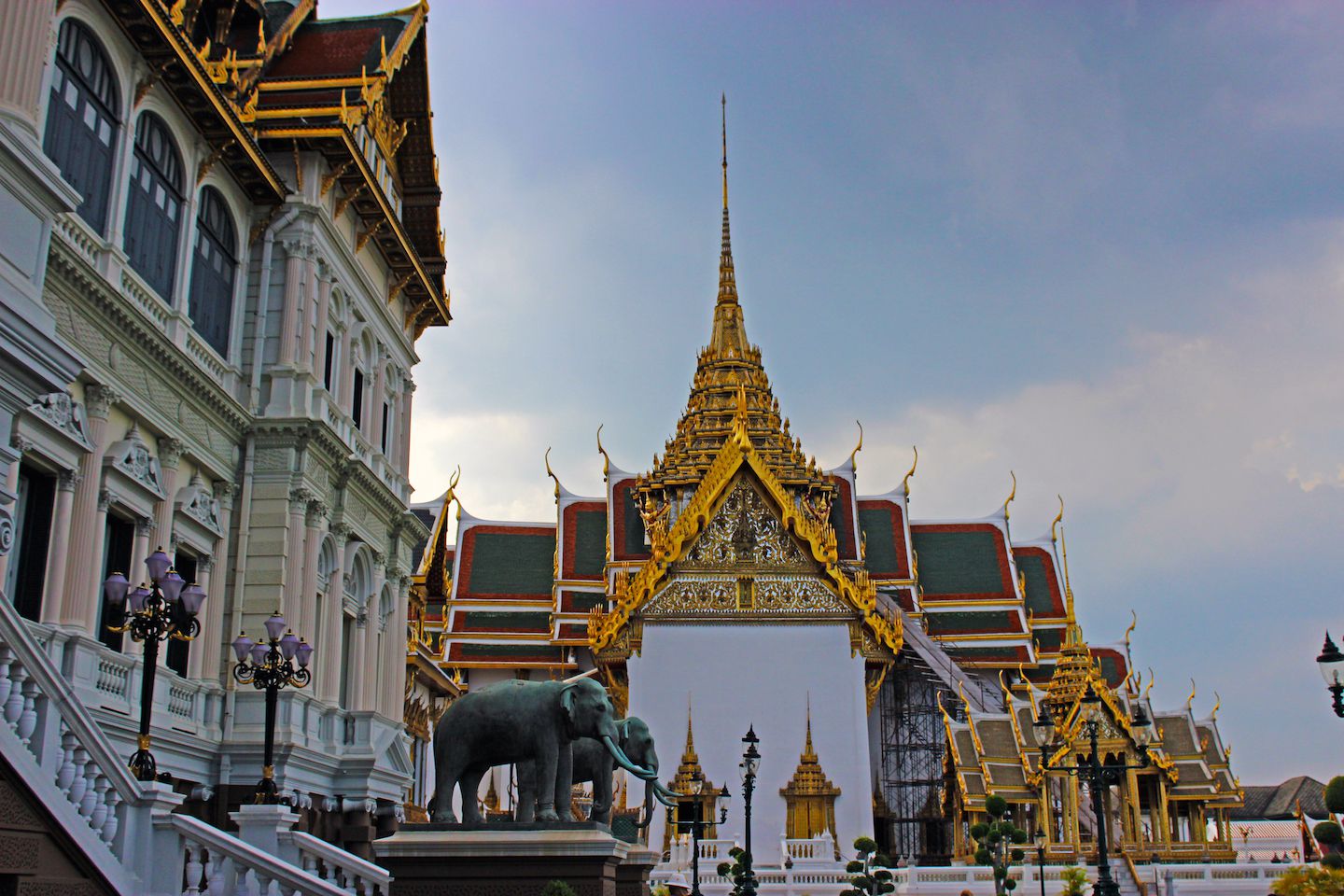 Buildings at the Grand Palace in Bangkok