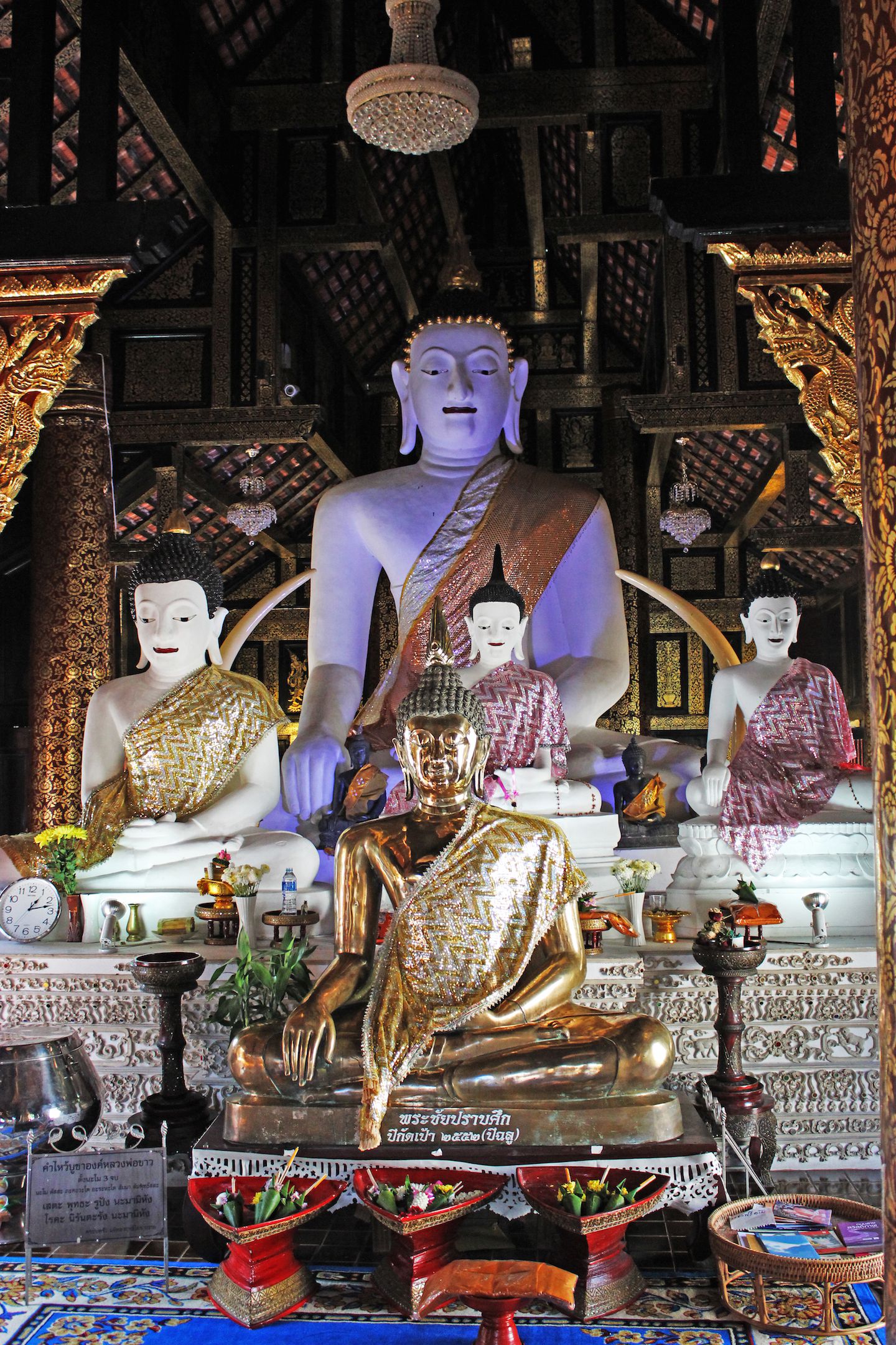 Inside Wat Inthakhin in Chiang Mai