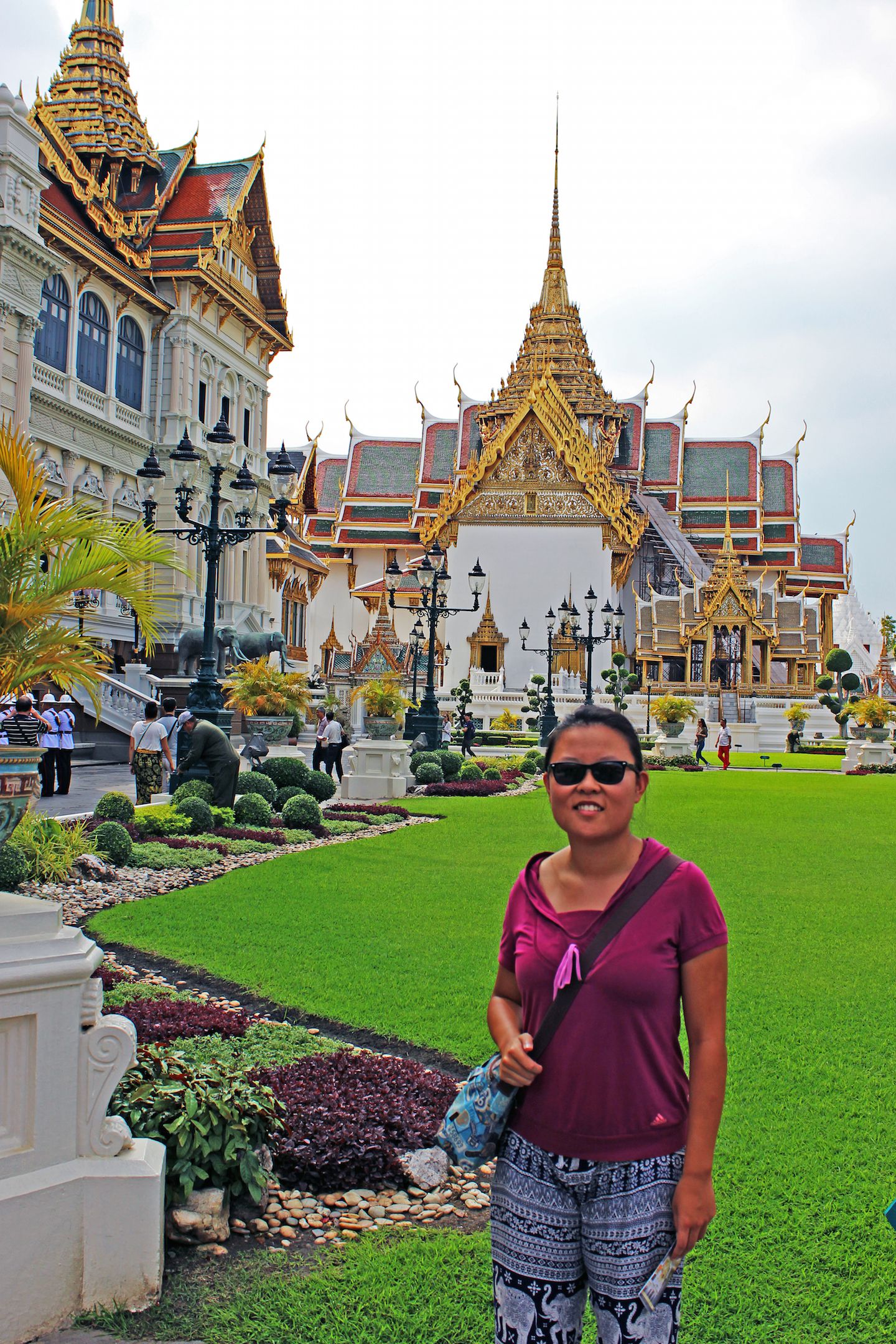 Julie at the Grand Palace in Bangkok