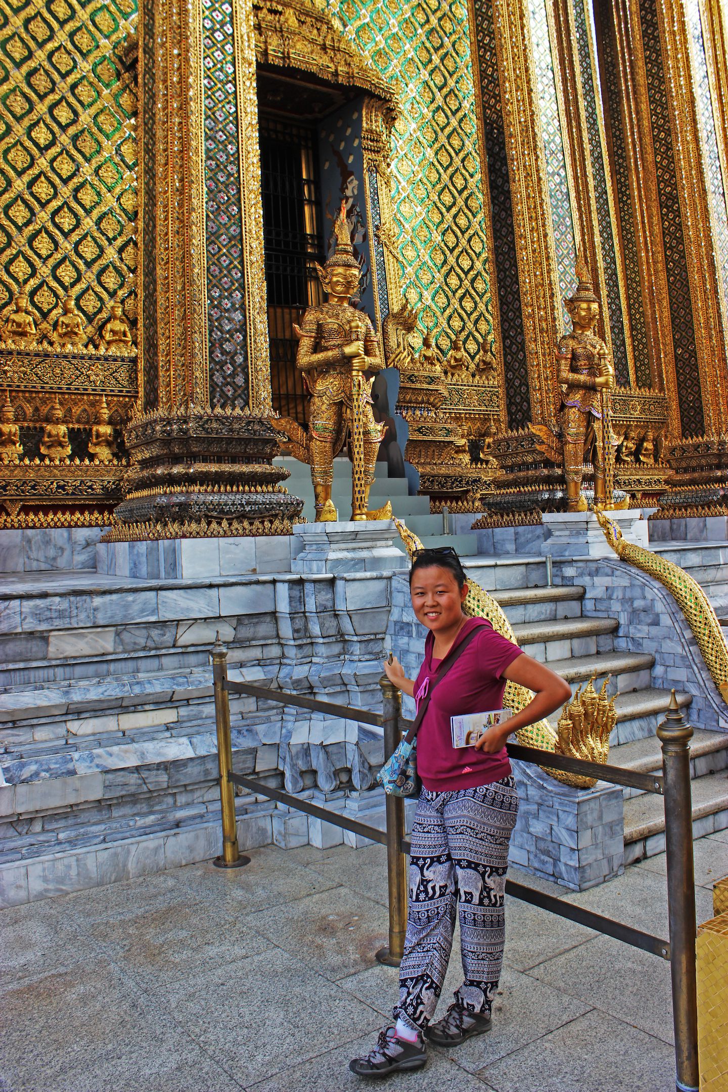 Julie at Wat Phra Kaew