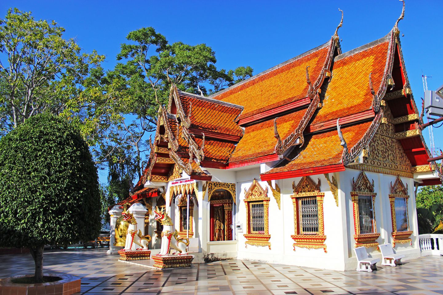 Museum at Wat Doi Suthep in Chiang Mai