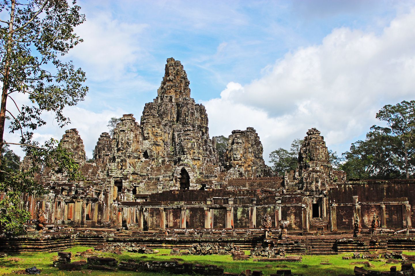 North view of the Bayon in Angkor Thom
