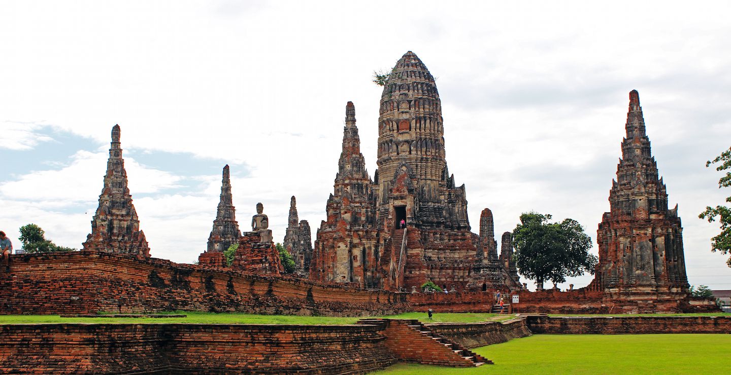 One of the most beautiful temples of Ayutthaya, Wat Chaiwatthanaram, Ayutthaya