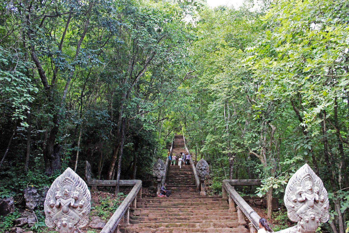 Stairs up to Wat Banan