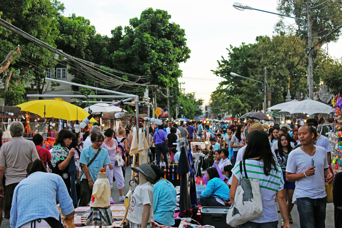 The Sunday Market in Chiang Mai had everything from food to clothes and souvenirs