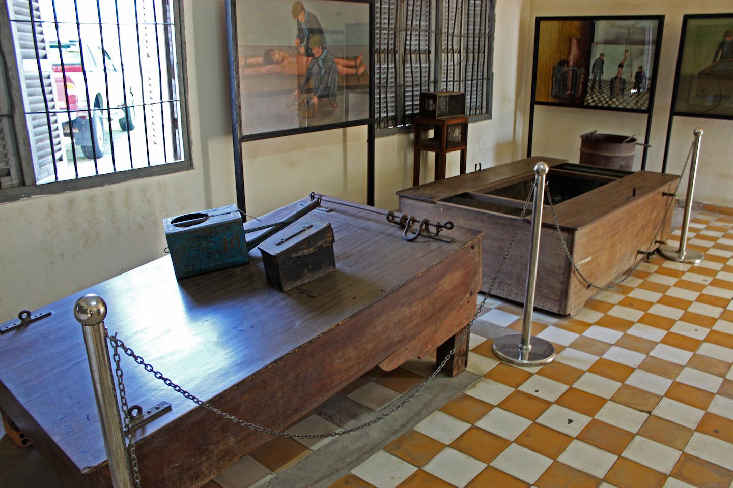 Torture devices at S-21