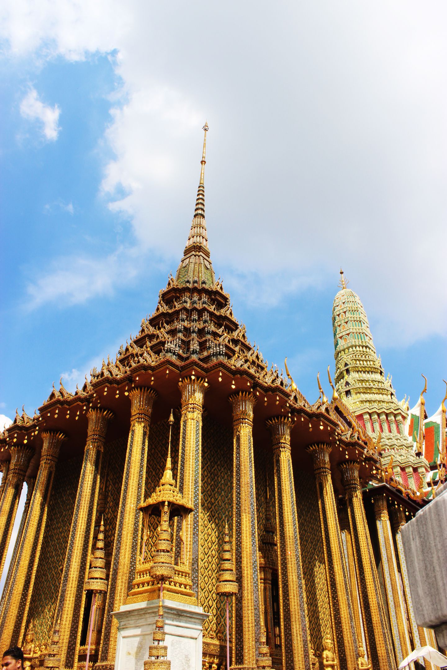 VIew of Phra Mondop at Wat Phra Kaew in Bangkok