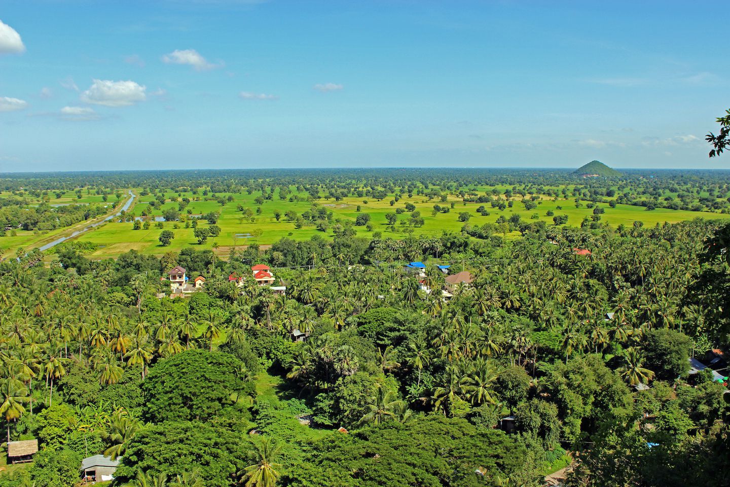 View of the countryside of Battambang