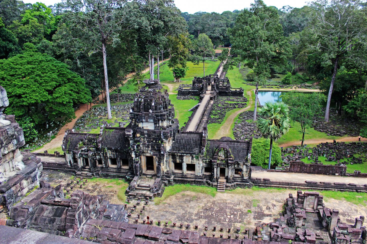 View of the lower levels of Baphuon