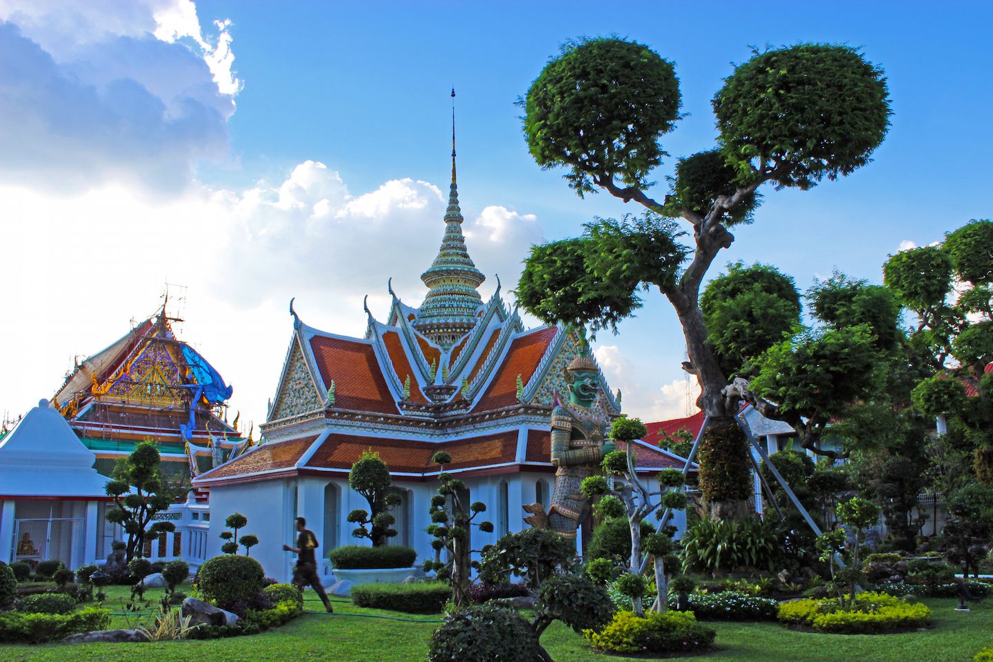 View of Wat Khruawan Worawihan