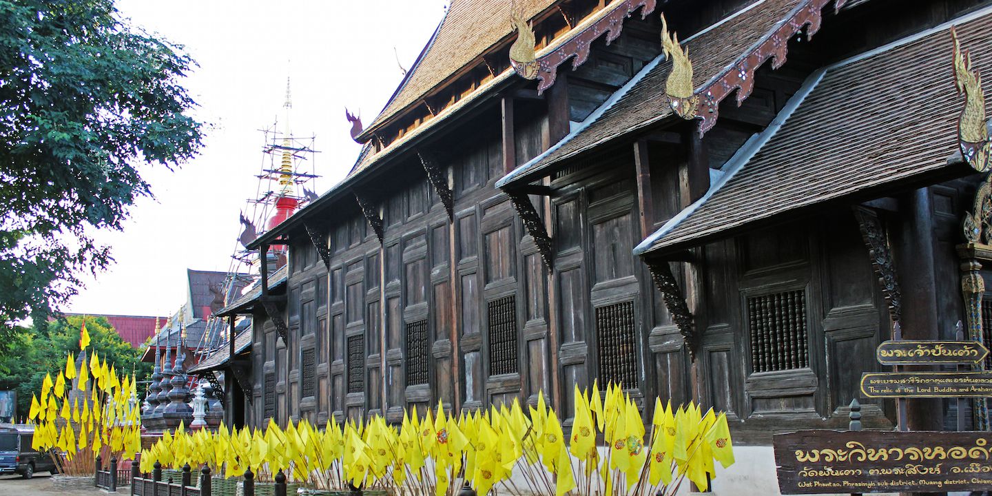 View of Wat Phan Tao in Chiang Mai