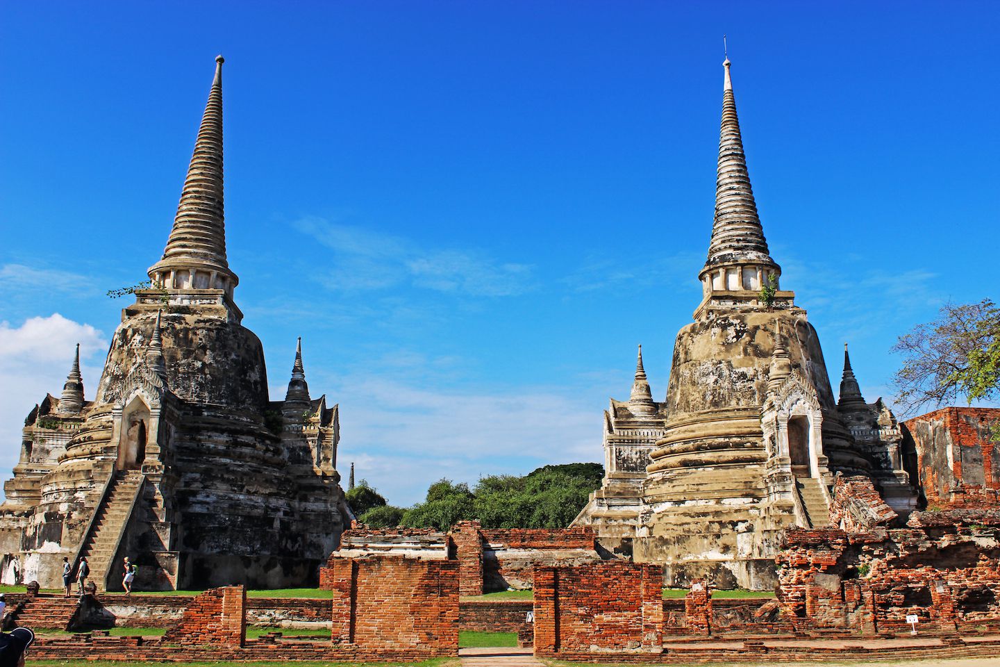 View of Wat Phra Si Sanphet, Ayutthaya