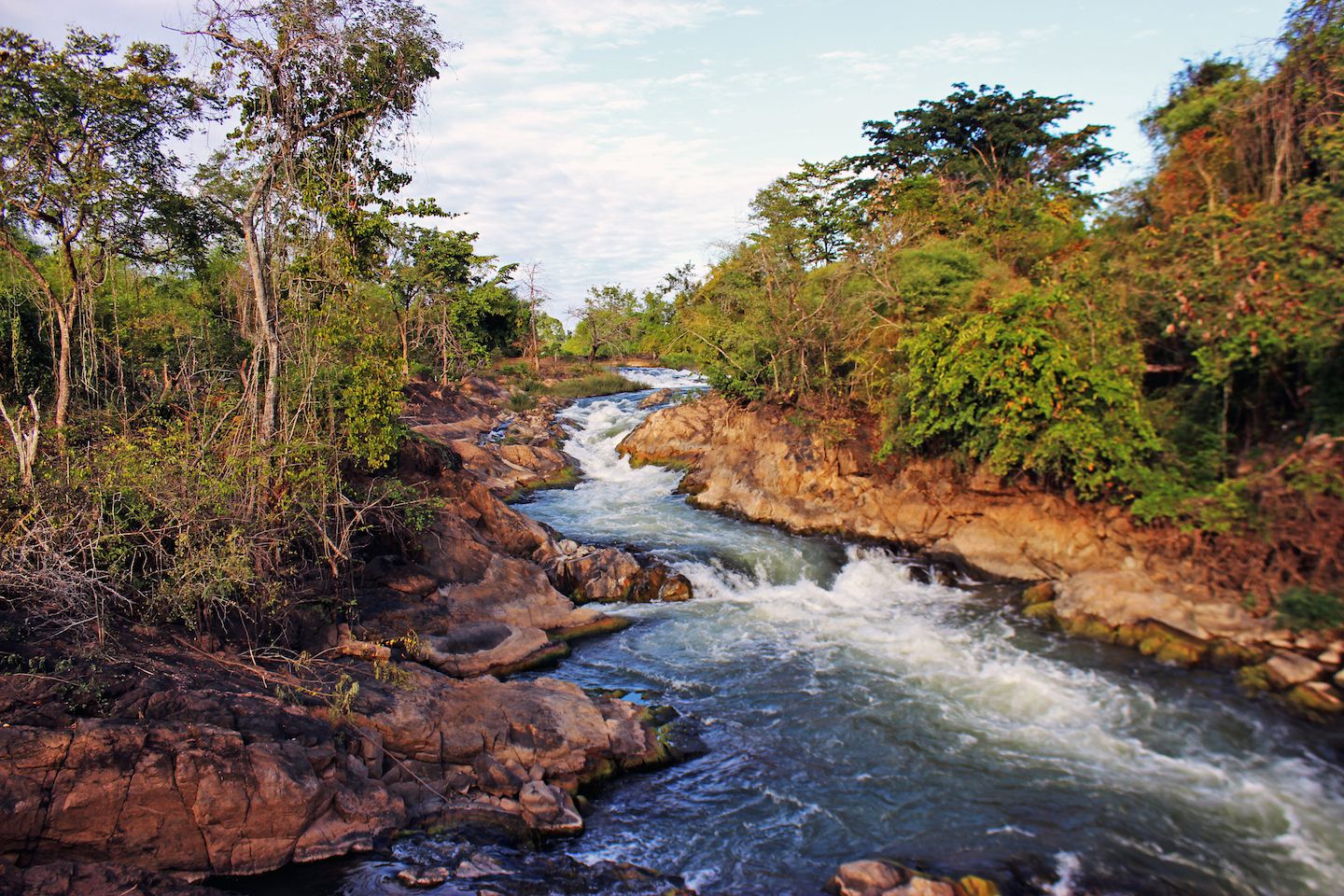 Waterfalls of the Mekong River, 4000 Islands (Si Phan Don), Laos