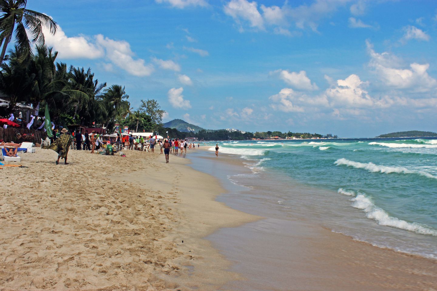 View of the Chaweng Beach in Koh Samui, Thailand